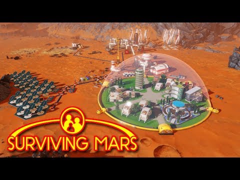 Видео: Surviving Mars - ПЕРВАЯ ПОСАДКА НА МАРС #1