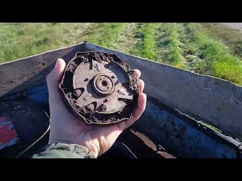 Видео: МЕТАЛЛОКОП НА СОСЕДНЕЙ ФЕРМЕ. СДАЧА МЕТАЛЛА.