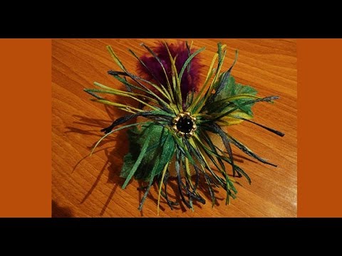 Видео: Цветок с помощью фильеры.Гильоширование или выжигание по ткани