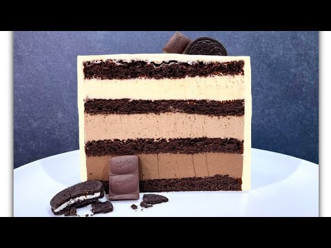 Видео: Нежный Торт ТРИ ШОКОЛАДА! ПОПРОБУЙТЕ!! СAKE Three chocolate!!