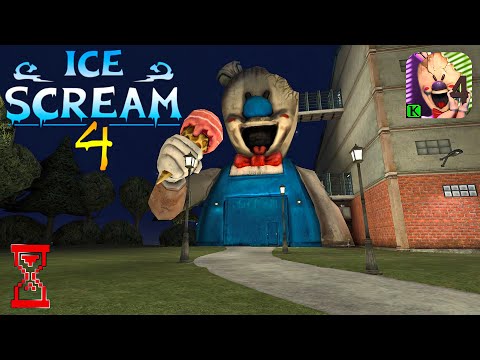 Видео: Выход за Фабрику Мороженщика 4 // Ice Scream 4