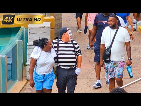 Видео: Том самый веселый мим в SeaWorld Orlando 😂🤣 #tomthemime #seaworldmime #antics #funny #pranks