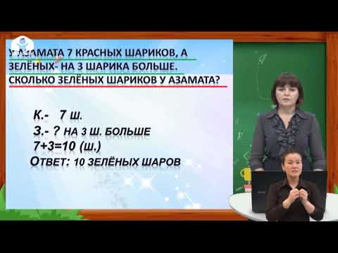 Видео: 1 класс / Математика / Знакомство с составными задачами / 21.04.20