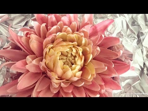 Видео: CAKE NATION | Как создать георгин с помощью сахарной мастики и помадки