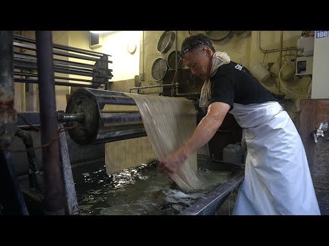 Видео: ВОСК 120°C!? Процесс изготовления норена. | 1300-летняя техника