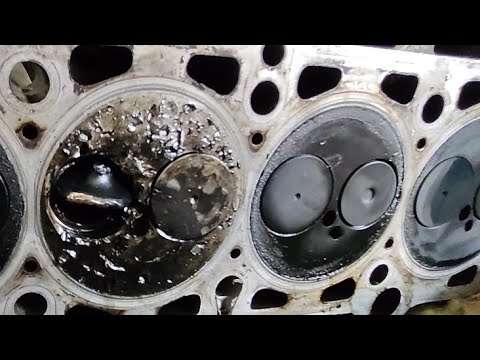 Видео: Audi A100 2.5 обломило клапан. Восстанавливаем.