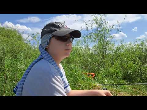Видео: Рыбалка с сыном на "Прудах" # 1.
