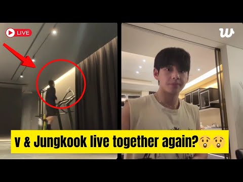 Видео: 🔴5 минут назад! V x Jungkook в прямом эфире на WEVERSE | О чём они говорили?