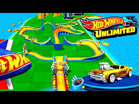 Видео: Hot Wheels Unlimited – Гонки с Роджером Доджером – Разблокируйте Bone Shaker – Постройте новую тр...