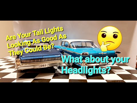 Видео: Советы по задним фонарям и фарам для сборки моделей автомобилей.