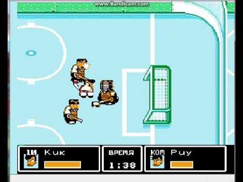 Видео: ТРИ # 11 - Ice Ice Nekketsu Hockey/ Хоккей без правил (8 bit)