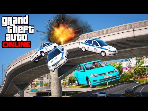 Видео: ПОГОНЯ ЗА ЗА Volkswagen Polo ОТ КОПОВ НА ПРИОРЕ! ПОЛИЦЕЙСКИЕ ПОГОНИ В ГТА 5 ОНЛАЙН!