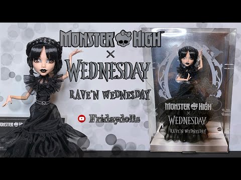 Видео: Распаковка - обзор Monster high Wednesday Rave’n