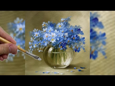 Видео: ИЗУЧЕНИЕ РАЗЛИЧНЫХ ОТТЕНКОВ СИНЕГО ЦВЕТА ДЛЯ РИСОВАНИЯ ЦВЕТОВ / ПОШАГОВОЕ РУКОВОДСТВО ПО РИСОВАНИЮ