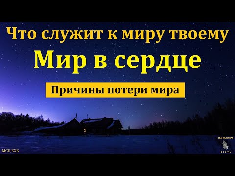 Видео: "Что служит к миру твоему". В. Д. Кушнирчук. МСЦ ЕХБ