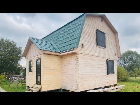 Видео: Покраска дома из бруса Масловоском Анта | Цвет белый