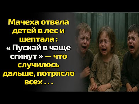 Видео: Мачеха отвела детей в лес и шептала: «Пускай в чаще сгинут» — что случилось дальше, потрясло всех...