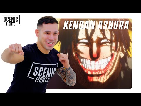 Видео: Боец ММА разбирает сцену боя из аниме «Кэнган Ашура» | Живописные бои