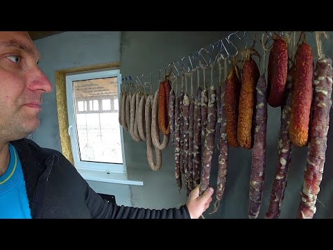 Видео: Обожаем её Колбаса копченая из мяса бройлера