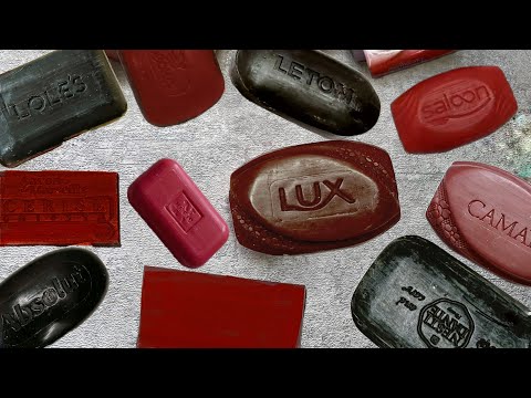 Видео: ASMR soap/ Dry soap cutting 🖤❤️🖤❤️/ Резка сухого мыла «сборник»