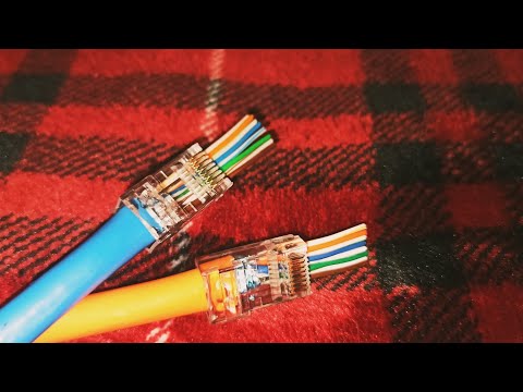 Видео: Отличие коннекторов 6 cat категории от 7 cat и 8 cat