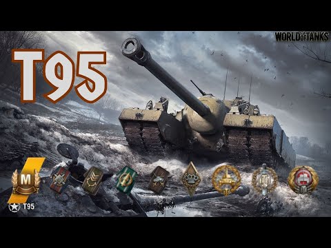 Видео: World of Tanks | T95; НАДЕЖНАЯ БРОНЯ 9,5 тыс. УРОНА