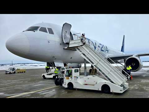 Видео: Ту-214 а/к Red Wings | Рейс Москва – Саранск | Двухметровые сугробы в Саранске