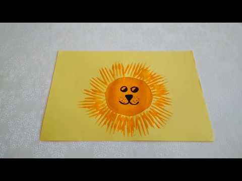 Видео: Рисование "Львенок"