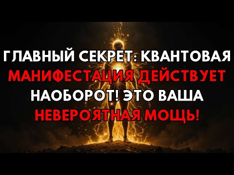 Видео: Раскройте Мощь: Почему Квантовая Манифестация Работает Вспять И Изменит Вашу Жизнь Навсегда!