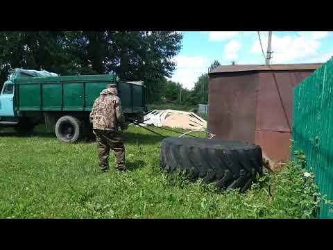 Видео: Тянем гараж газ-52