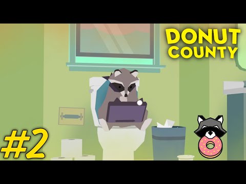 Видео: Дыр все больше | Прохождение Donut County | #2