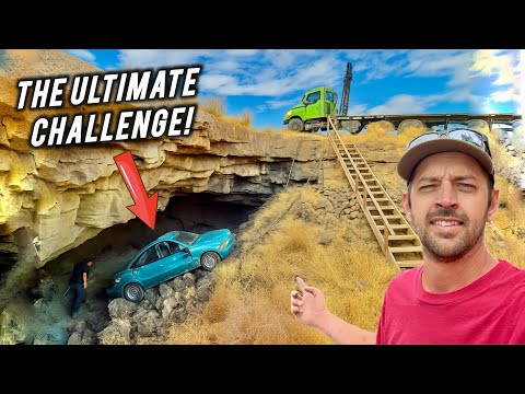 Видео: Я пытался вытащить эту редкую машину из лавовой пещеры, не разрушив ее 😳