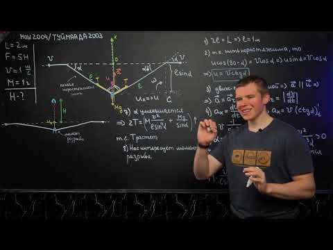 Видео: Как высоко взлетит проволока, подкинутая растянутой нитью?