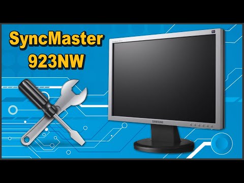 Видео: 🔧 РЕМОНТ МОНИТОРА Samsung SyncMaster 923NW 💻