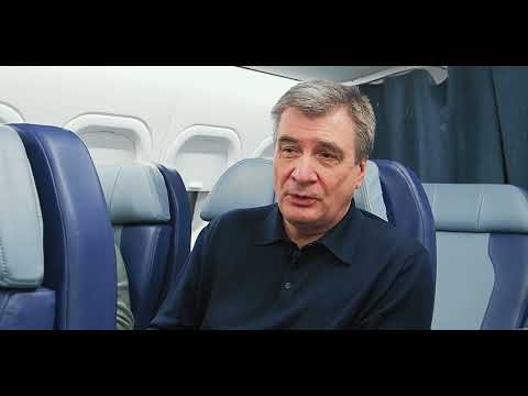 Видео: Перелет служебных пассажиров на самолете МС-21-300 из Жуковского в Иркутск