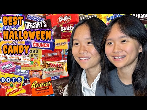 Видео: Лучший тест на вкус сладостей на Хэллоуин! | Джанет и Кейт