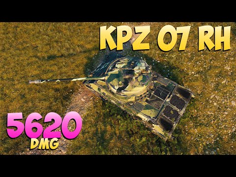 Видео: Kpz 07 RH - 6 Фрагов 5.6K Урона - Стремительный! - Мир Танков