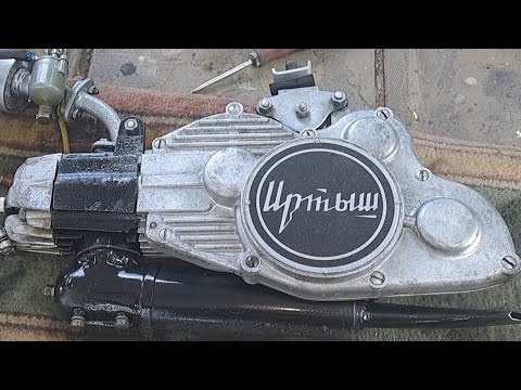 Видео: веломотор ИРТЫШ, первый запуск после реставрации.