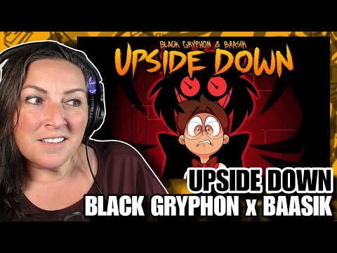 Видео: Первое прослушивание | UPSIDE DOWN (песня из Hazbin Hotel) — Black Gryph0n и Baasik
