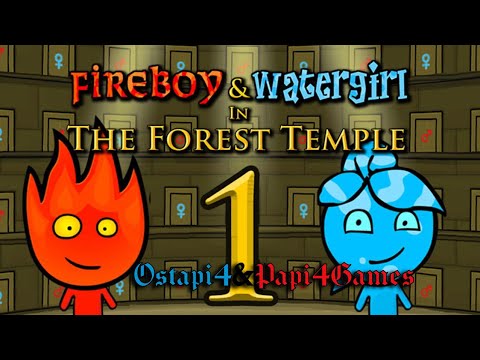 Видео: Вогнехлопчик та Воднодівчинка. Частина 1 Лісовий Храм. Fireboy and Watergirl in The Forest Temple