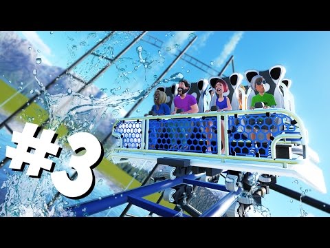 Видео: Planet Coaster - 3 - Мокренькие ^.^