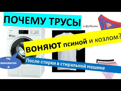 Видео: Бельё воняет псиной и козлом после стирки в стиральной машине. Как исправить ситуацию? Есть решение