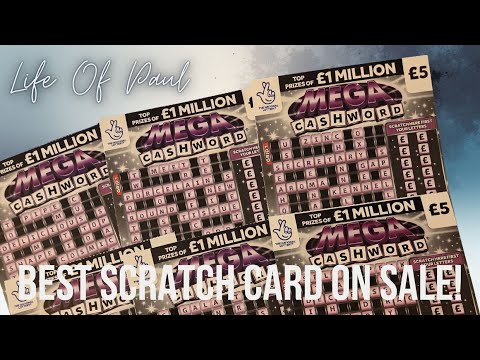 Видео: 30 фунтов стерлингов потрясающего Mega Cashword!