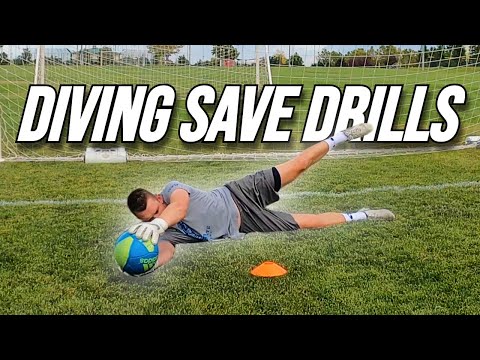 Видео: Одиночные тренировки для спасения мяча в низком падении! (Индивидуальная тренировка вратаря)