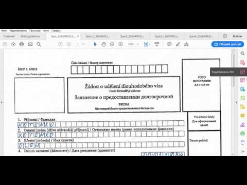 Видео: Как заполнить анкету на чешскую рабочую карту