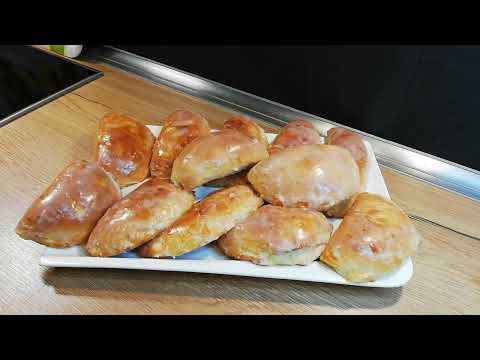 Видео: Воздушные яблочные пироги на десерт. Дрожжевое тесто.🍎