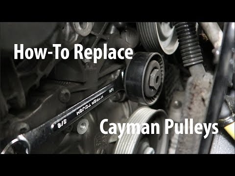 Видео: Как заменить шкивы Porsche Cayman