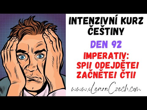 Видео: Курс чешского 92: Императив - окончания -I/-ĚTE
