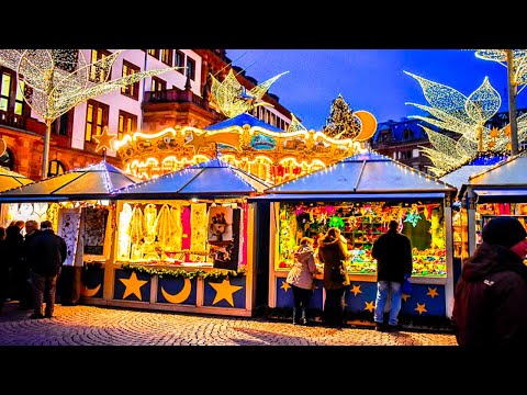 Видео: Рождественский рынок Wiesbaden 🎅🏻🎄 2023 - Sternschnuppenmarkt