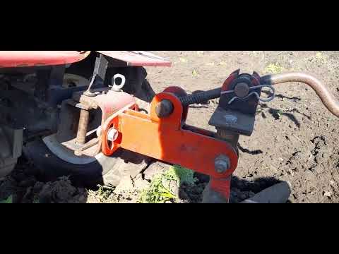 Видео: Конный плуг для мотоблока!👍